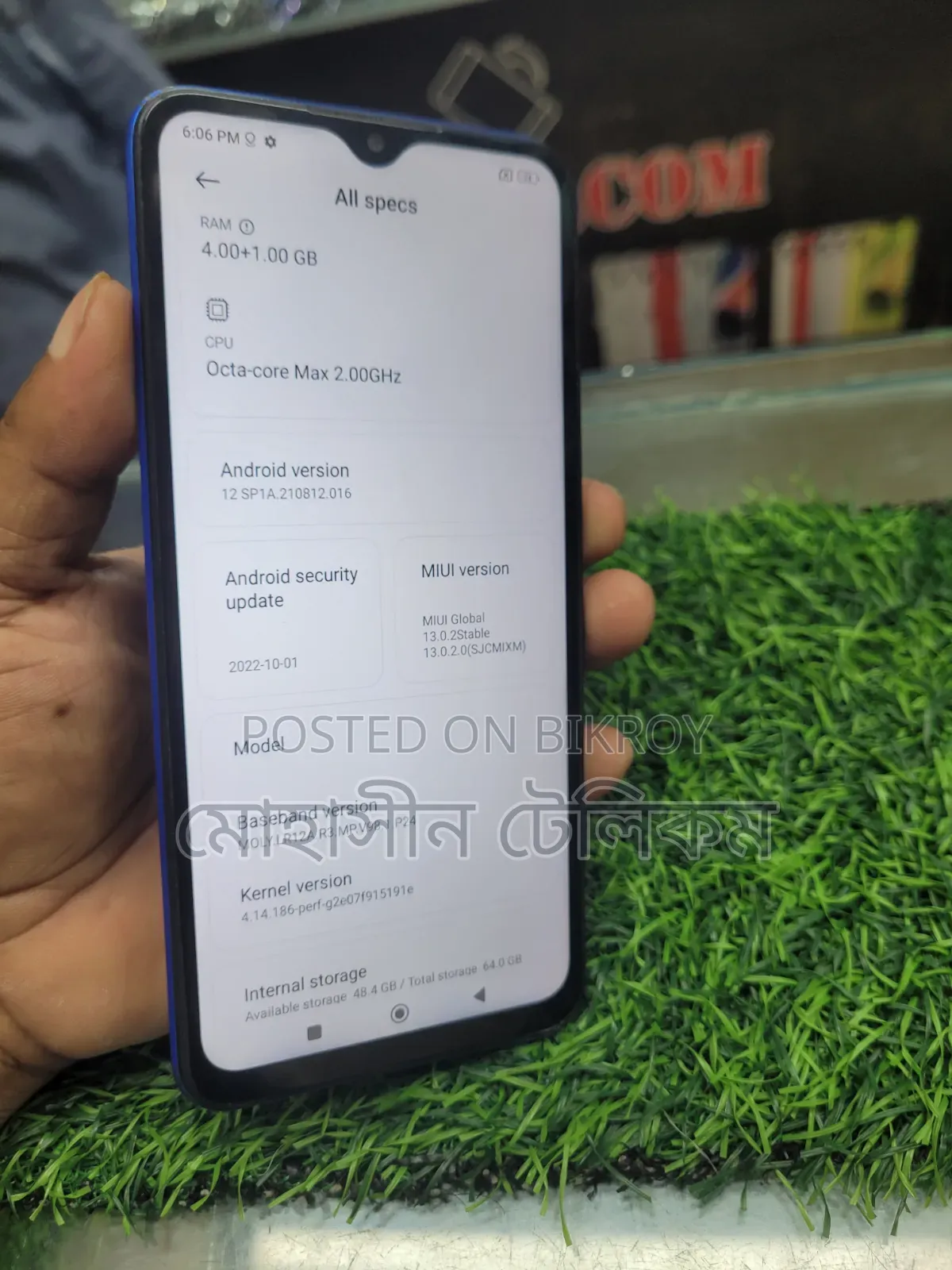 Xiaomi Redmi 9 64 GB Blue