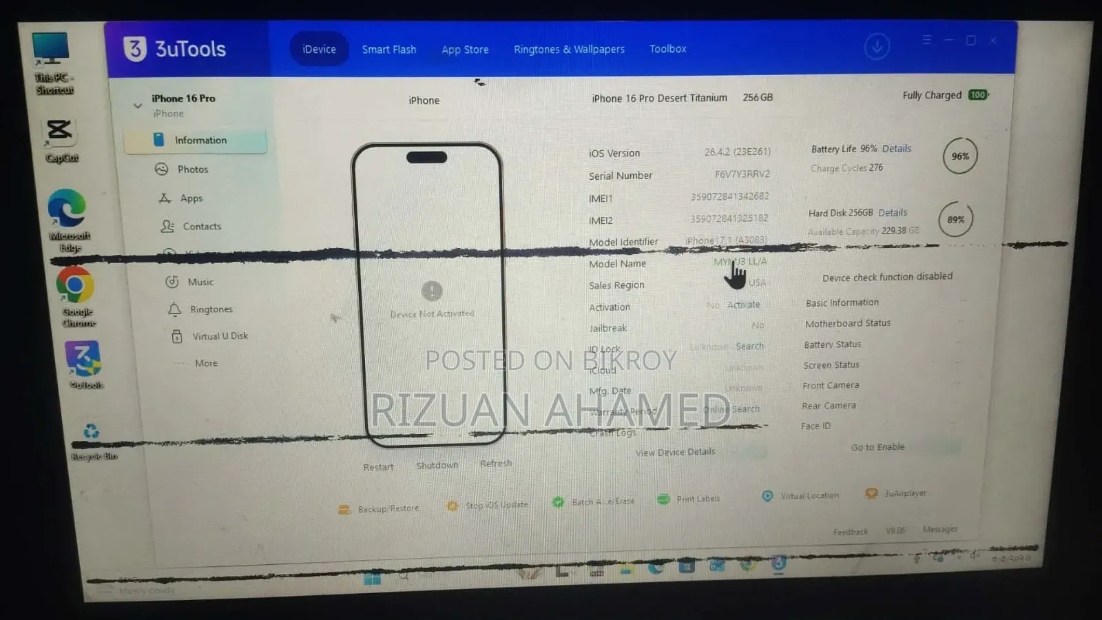 Apple iPhone 16 Pro 256 GB