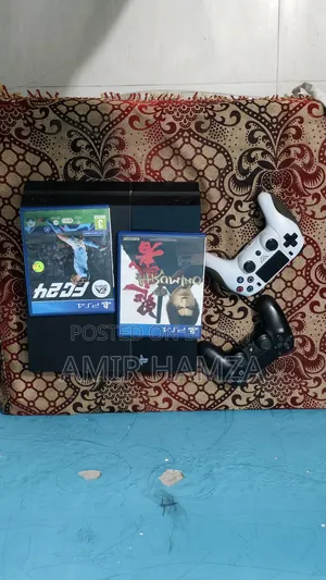 Sony PS4 Slim Black 512GB Gaming Console With 2x Wireless Controller