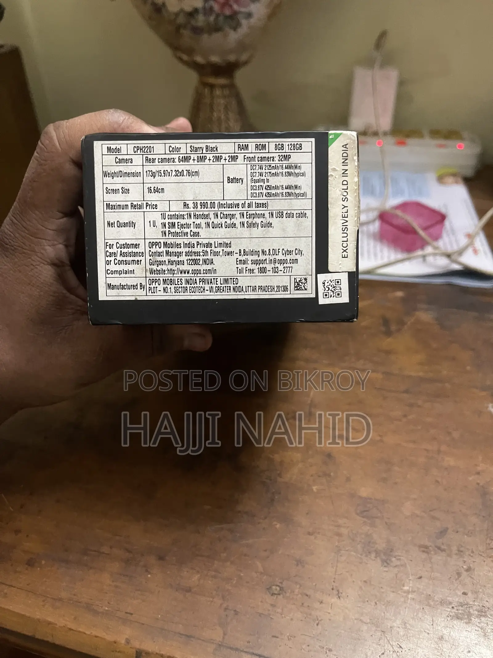 Oppo Reno5 Pro 5G 128 GB Black