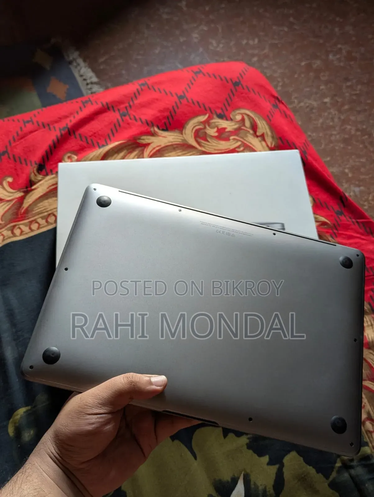 ল্যাপটপ অ্যাপল ম্যাকবুক এয়ার ২০২০ ৮জিবি অ্যাপল এম১ এইচডিডি+এসএসডি ২৫৬জিবি