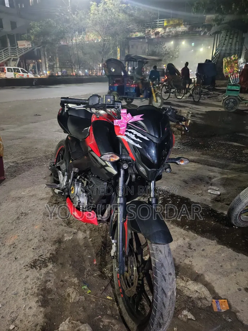 বাজাজ পালসার এনএস ১৬০ ২০১৮ রেড