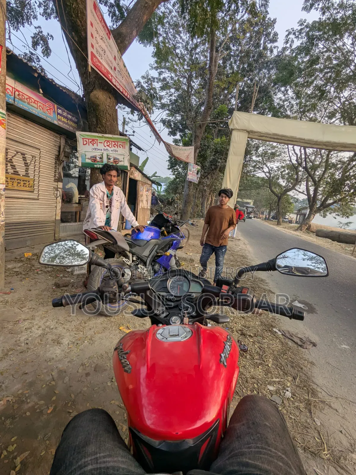বাজাজ পালসার এনএস ১৬০ ২০১৮ রেড