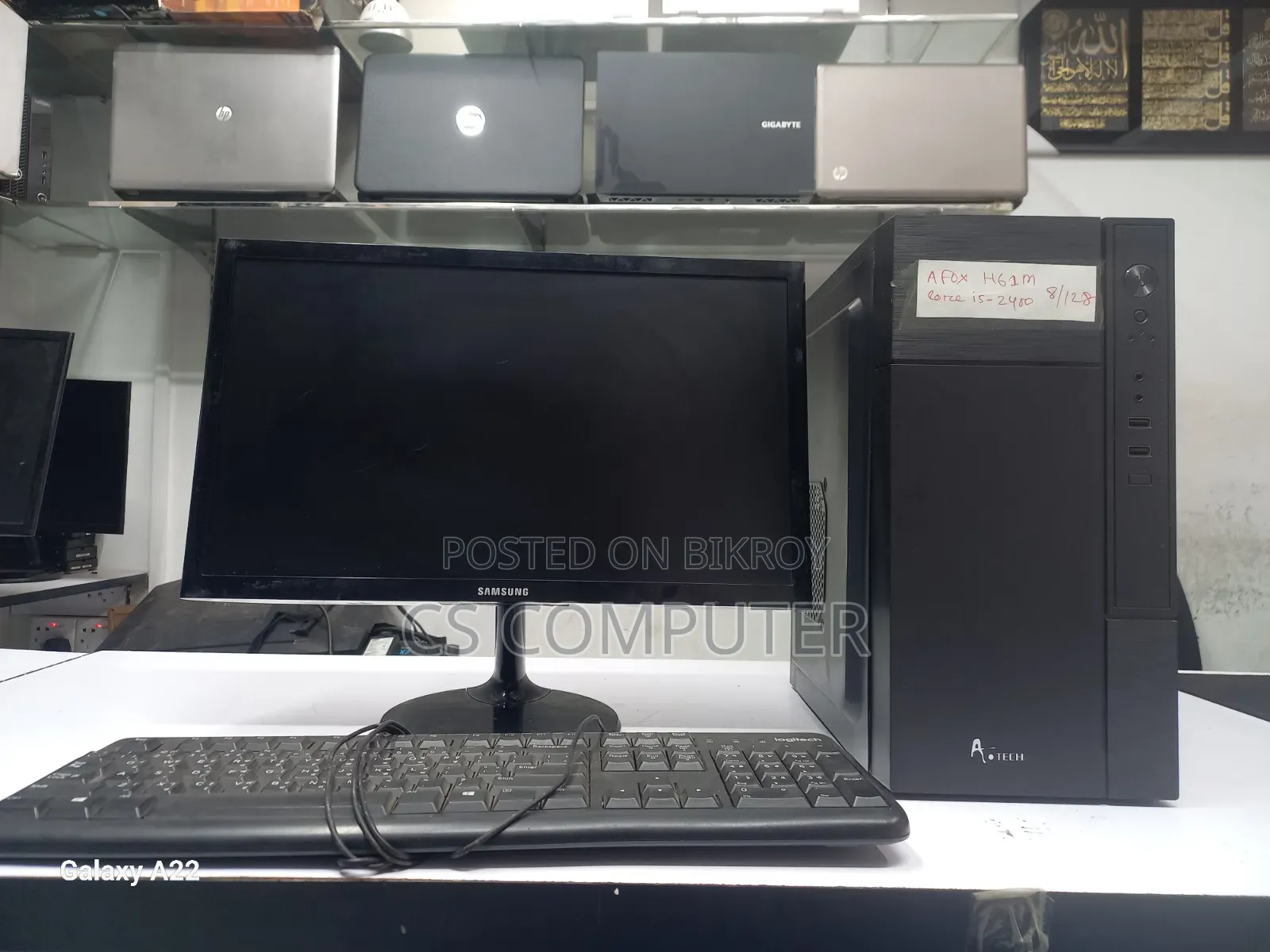 Desktop Computer Gigabyte GB-BACE-3010 8GB Intel Core i5 SSD 128GB