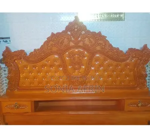 New Mahogany Wood Bed