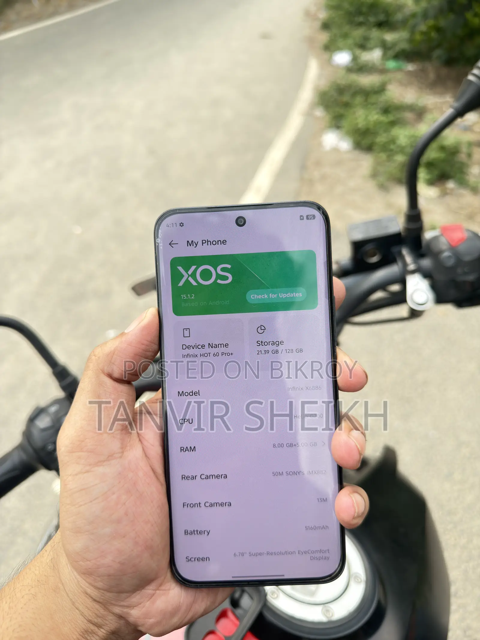 Infinix Hot 60 Pro+ 128 GB Black