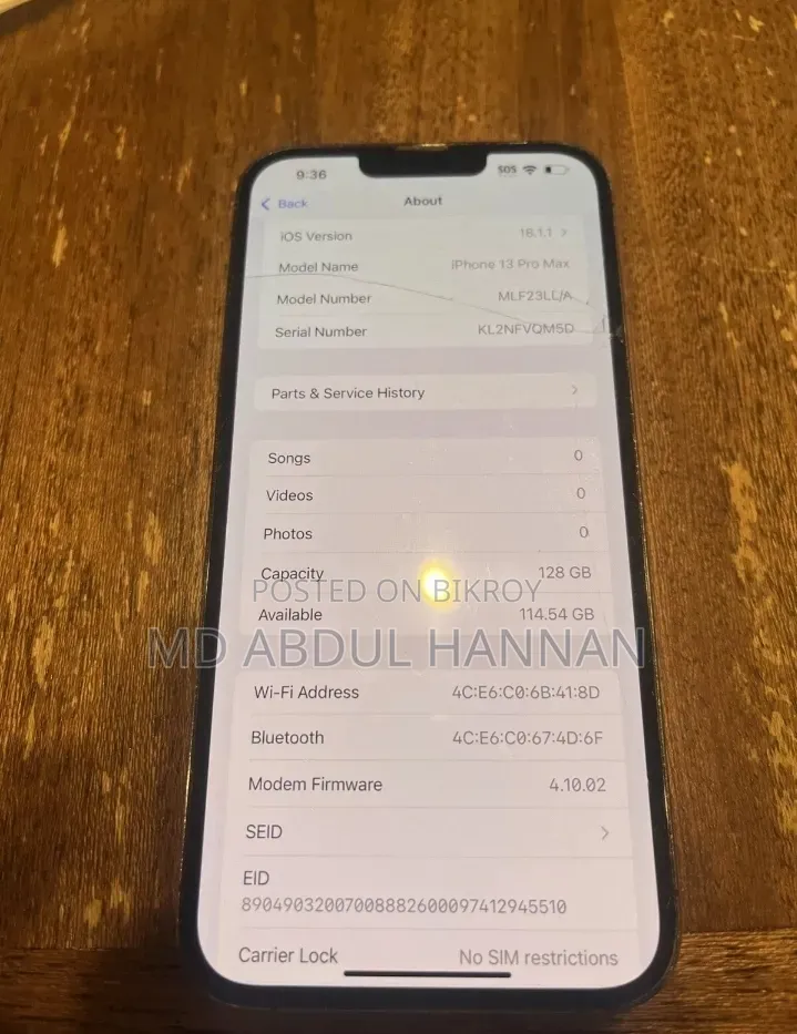 Apple iPhone 13 Pro Max 128 GB