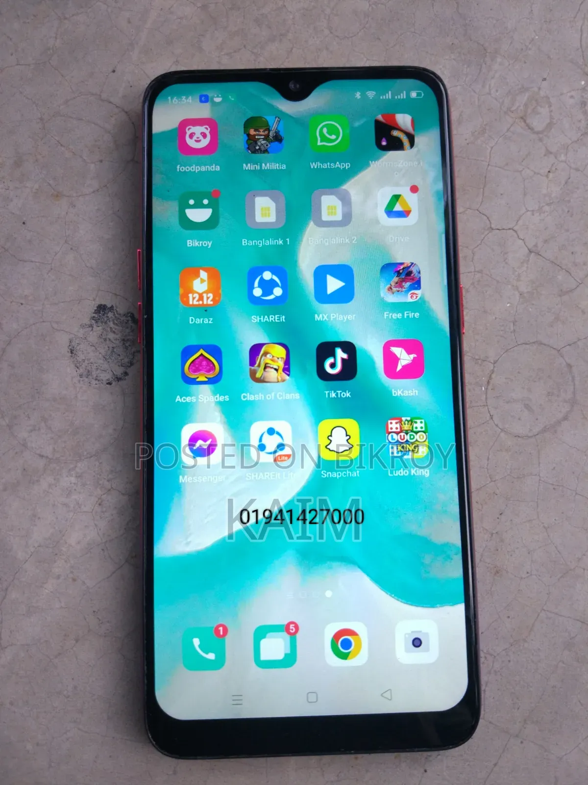 Oppo A1k 32 GB Red