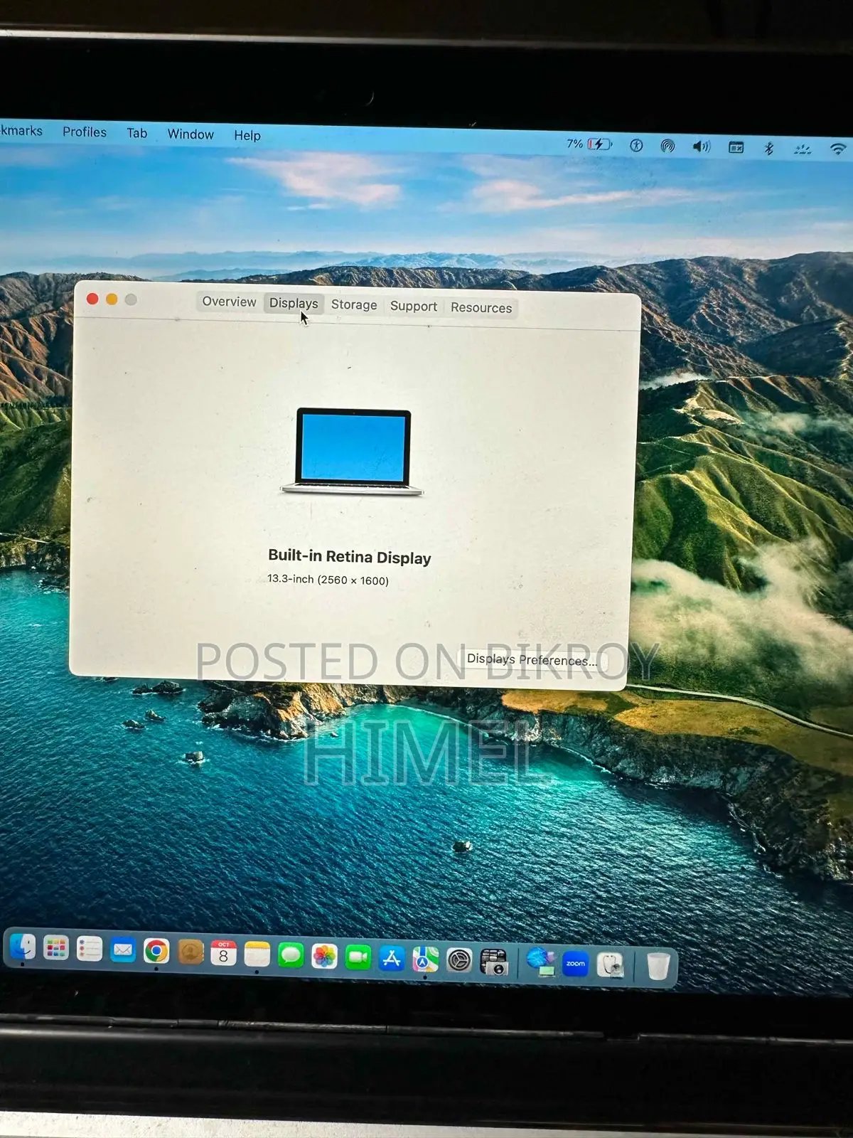 Laptop Apple MacBook Pro 2015 8GB Intel Core I5 SSD 128GB