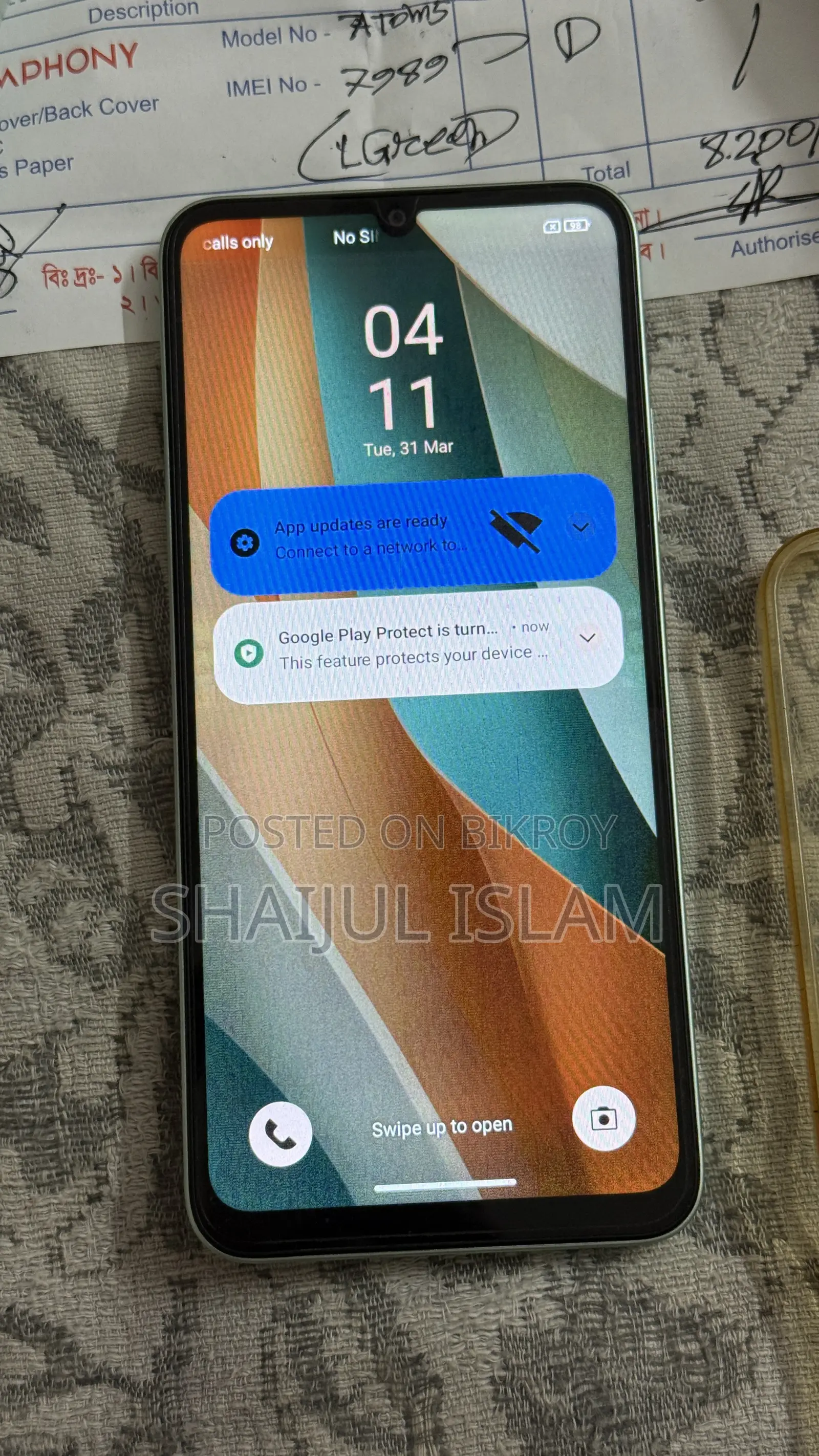 Symphony ATOM 5 64 GB Green