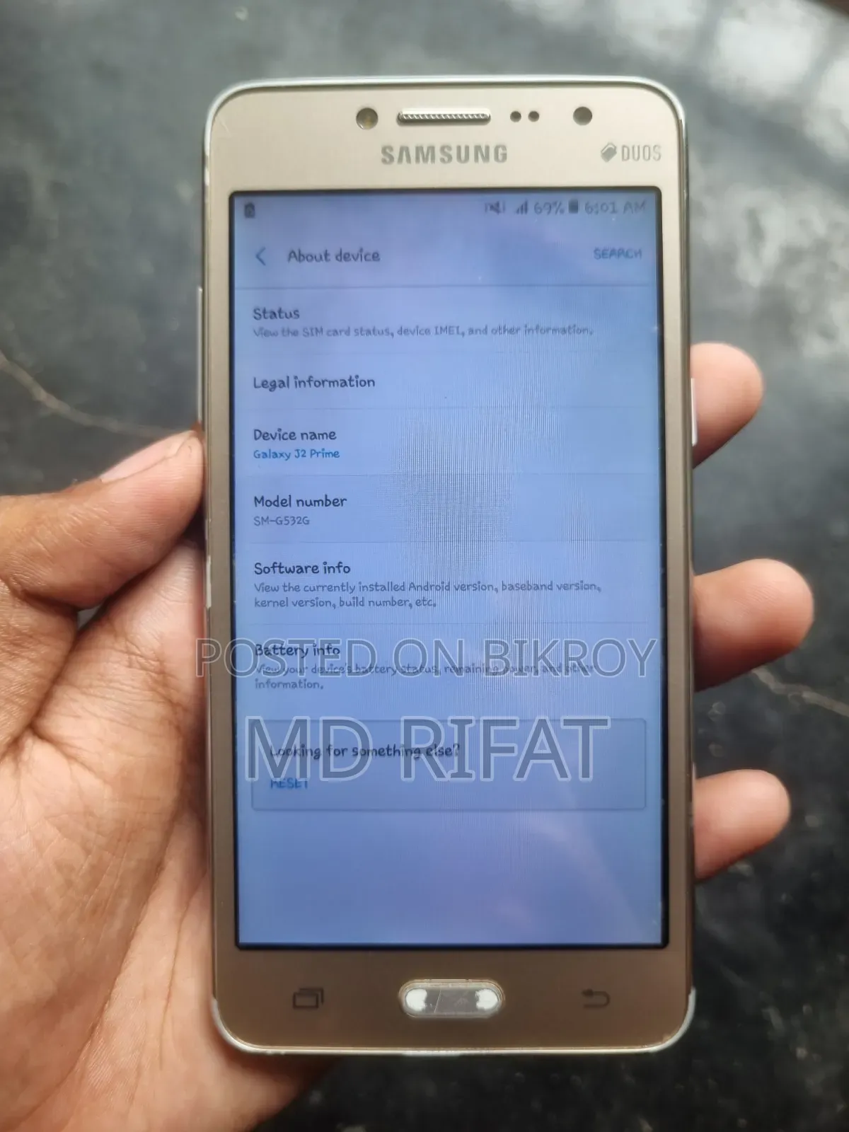 Samsung Galaxy J2 Prime 8 GB Black