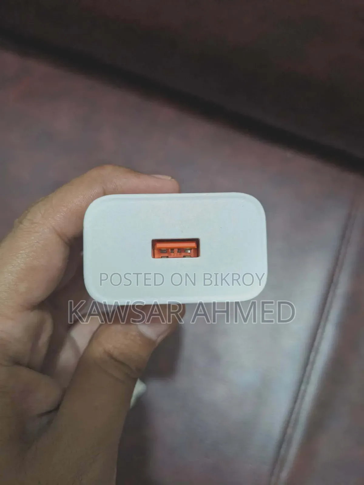 Original Infinix 45W Fast Charger With Type C Cable