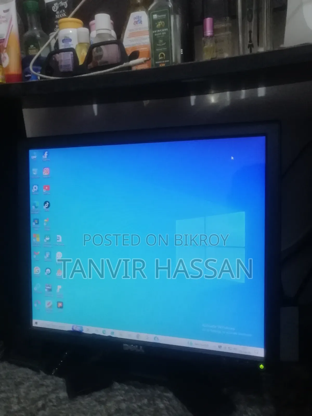 Desktop Computer Dell 8GB Intel Core I3 HDD+SSD 500GB