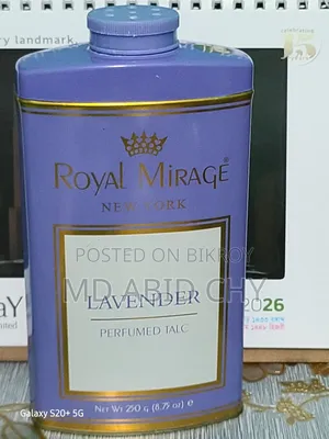 Royal Mirage Lavender Perfumed Talcum Powder