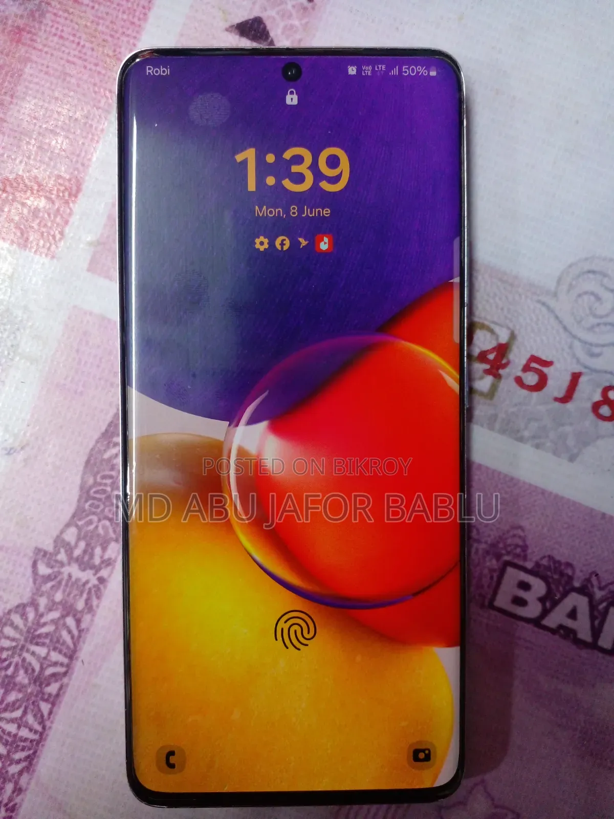 Samsung Galaxy A82 5G (Galaxy Quantum 2) 128 GB Black