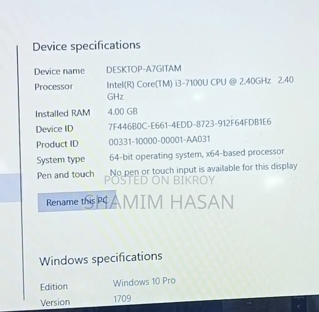 Laptop Lenovo IdeaPad 320 4GB Intel Core I3 SSD 500GB