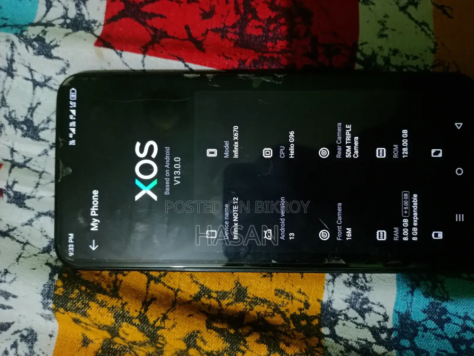 Infinix Note 12 G96 128 GB Black