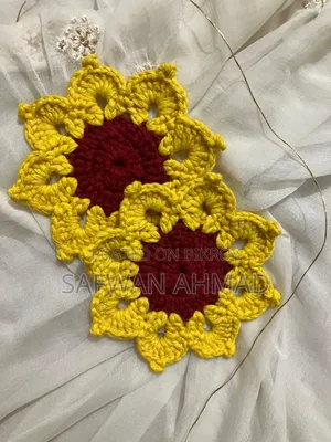 Sunflower Glass Mat Set