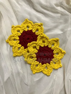 Sunflower Glass Mat Set