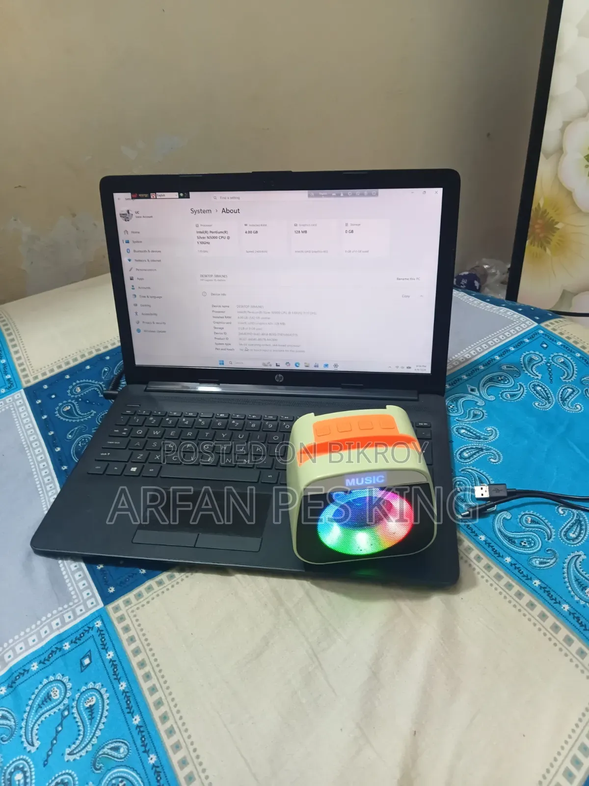 Laptop HP 14S 4GB Intel Core i5 HDD+SSD 128GB