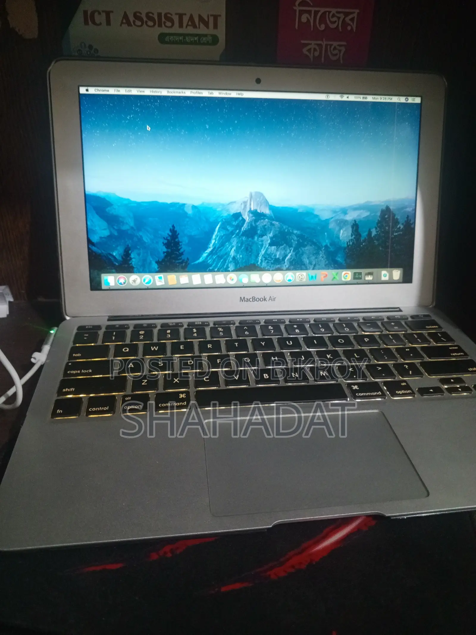 Laptop Apple MacBook Air 2011 2GB Intel Core I5 SSD 128GB