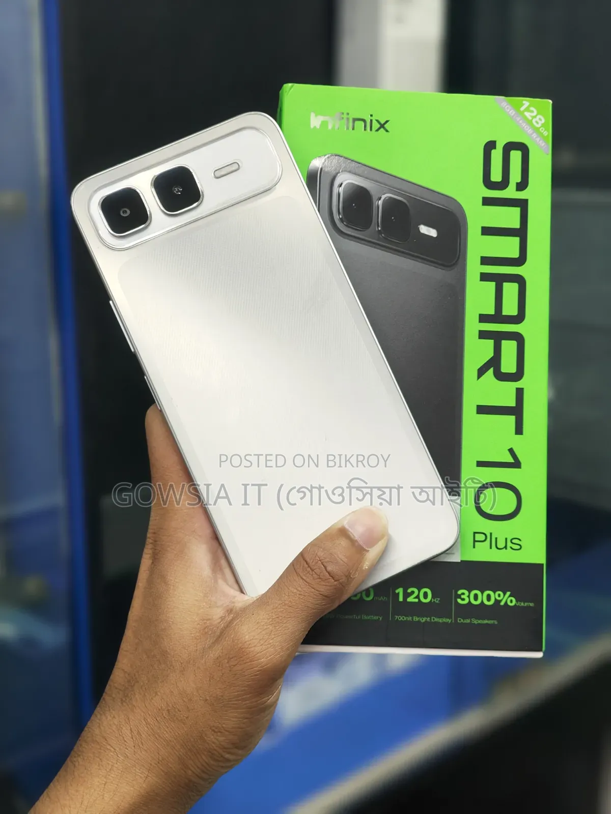 Infinix Smart 10 Plus 128 GB Silver