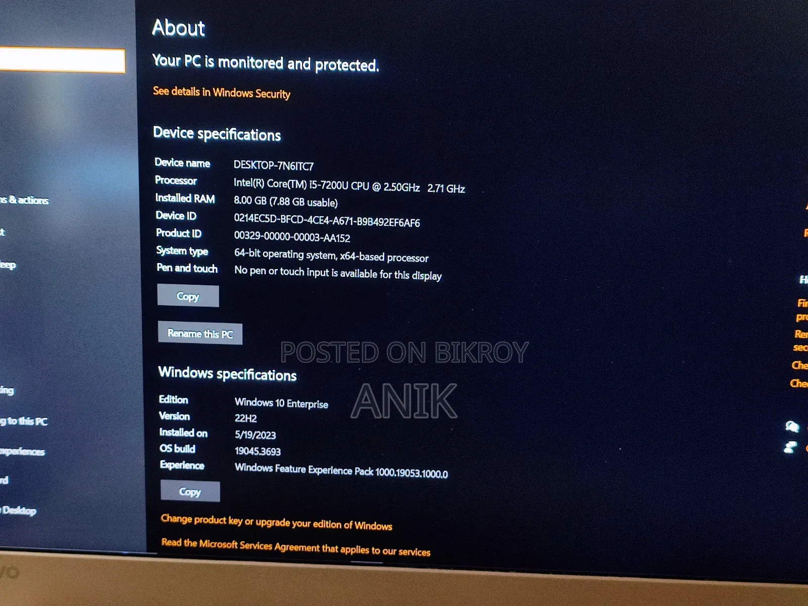 Laptop Lenovo IdeaPad 520 8GB Intel Core i5 HDD 1T