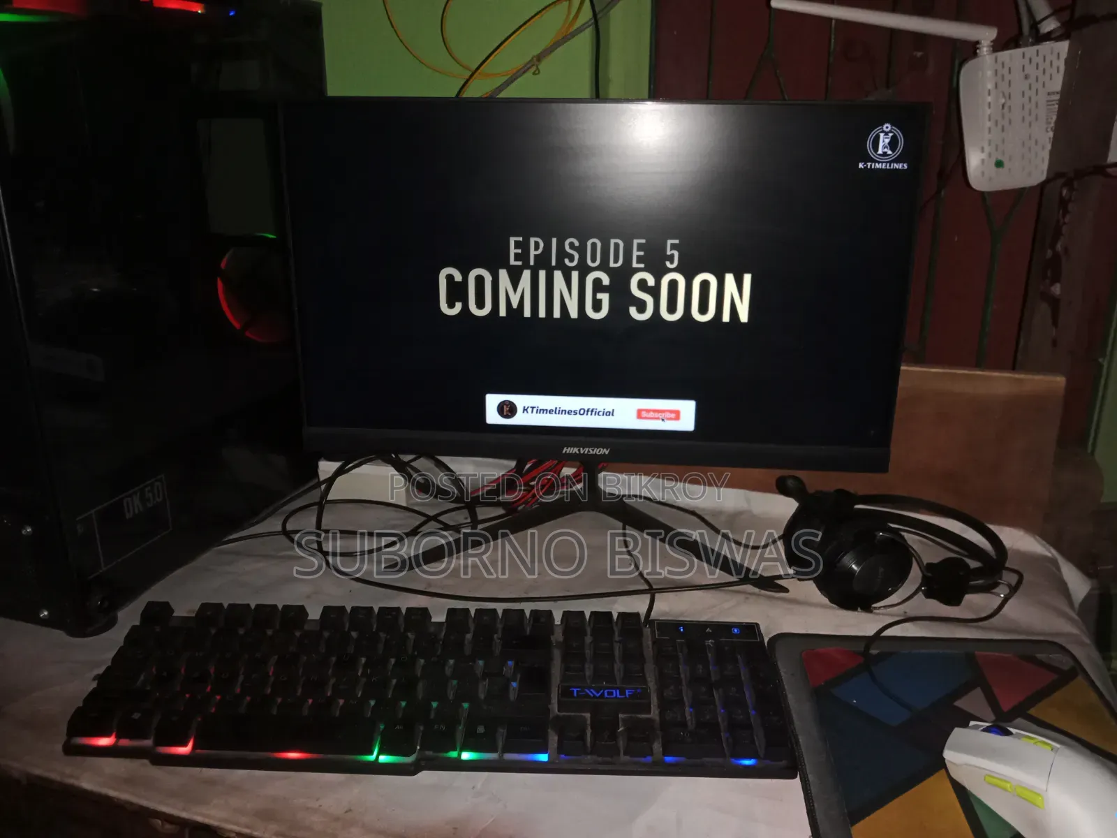 Desktop Computer MSI Model 16GB AMD Ryzen 5 SSD 256GB