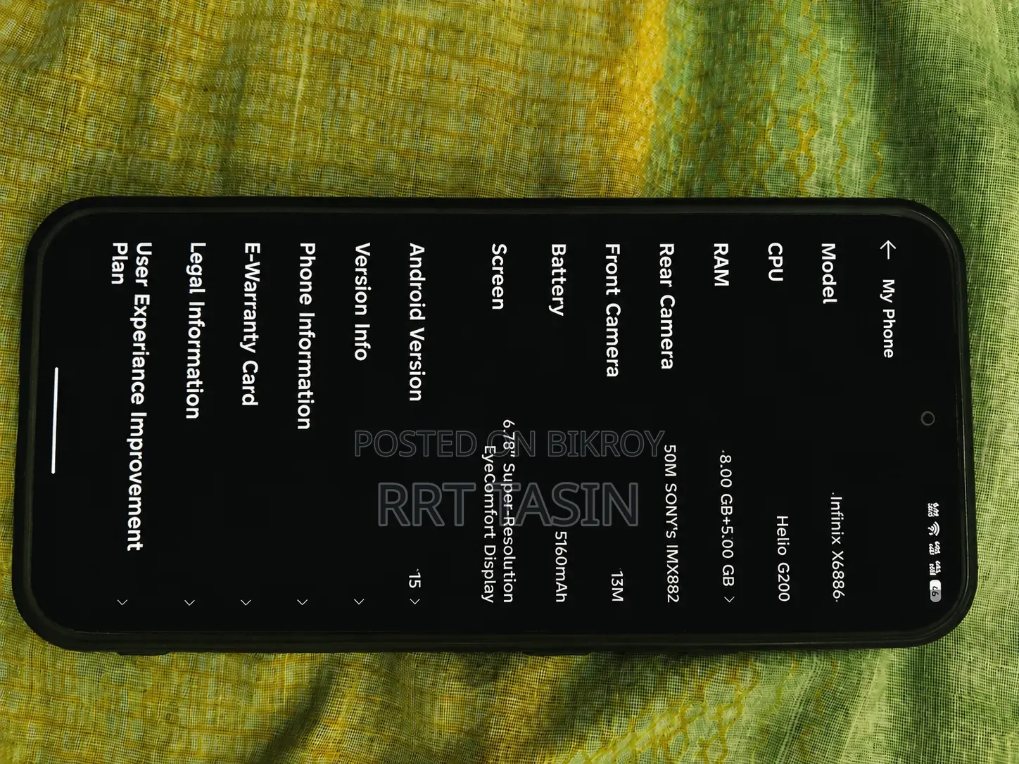 Infinix Hot 60 Pro+ ১২৮ জিবি হোয়াইট