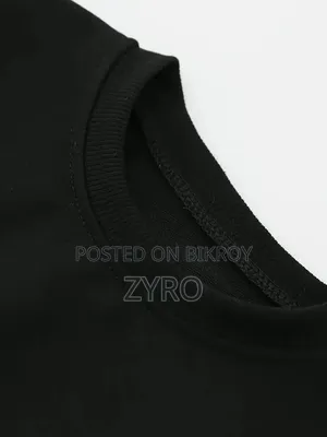 Simple Black T Shirt.