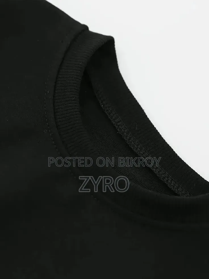 Simple Black T Shirt.