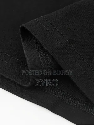 Simple Black T Shirt.