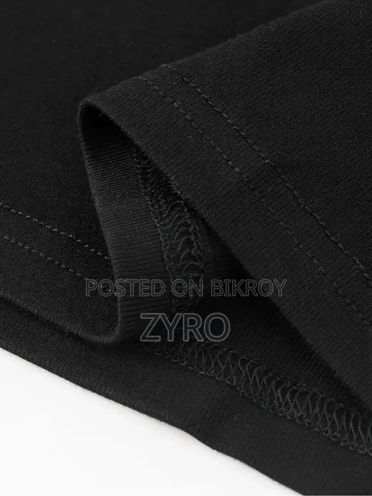 Simple Black T Shirt.
