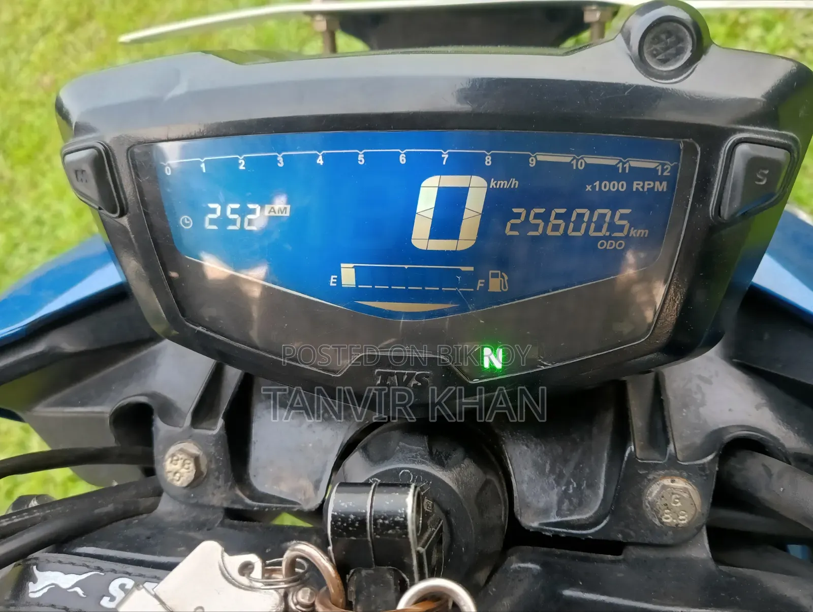 TVS Apache 160 4V 2019 Blue