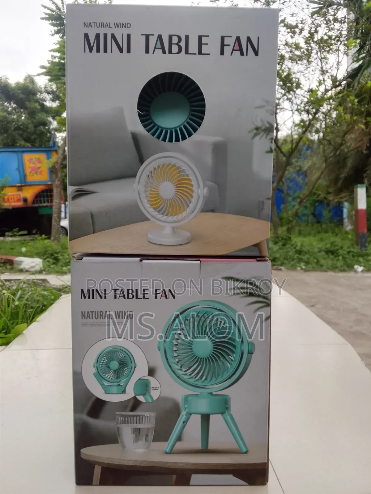 এক্সকুইজিট পোর্টেবল মিনি টেবিল ফ্যান