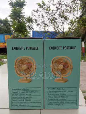 এক্সকুইজিট পোর্টেবল মিনি টেবিল ফ্যান