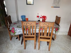 ডাইনিং ৬ চেয়ার সেগুন কাঠ