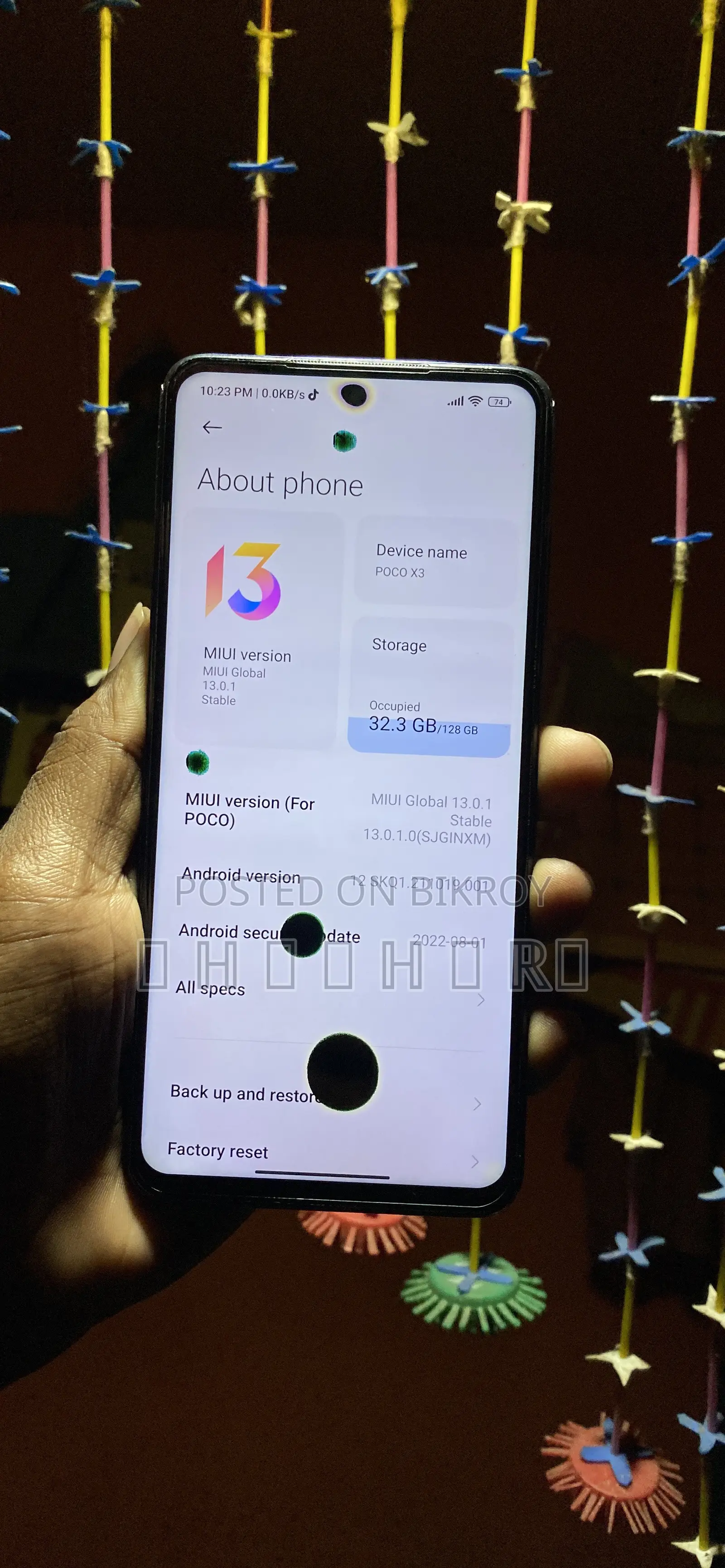 Xiaomi Poco X3 128 GB Blue
