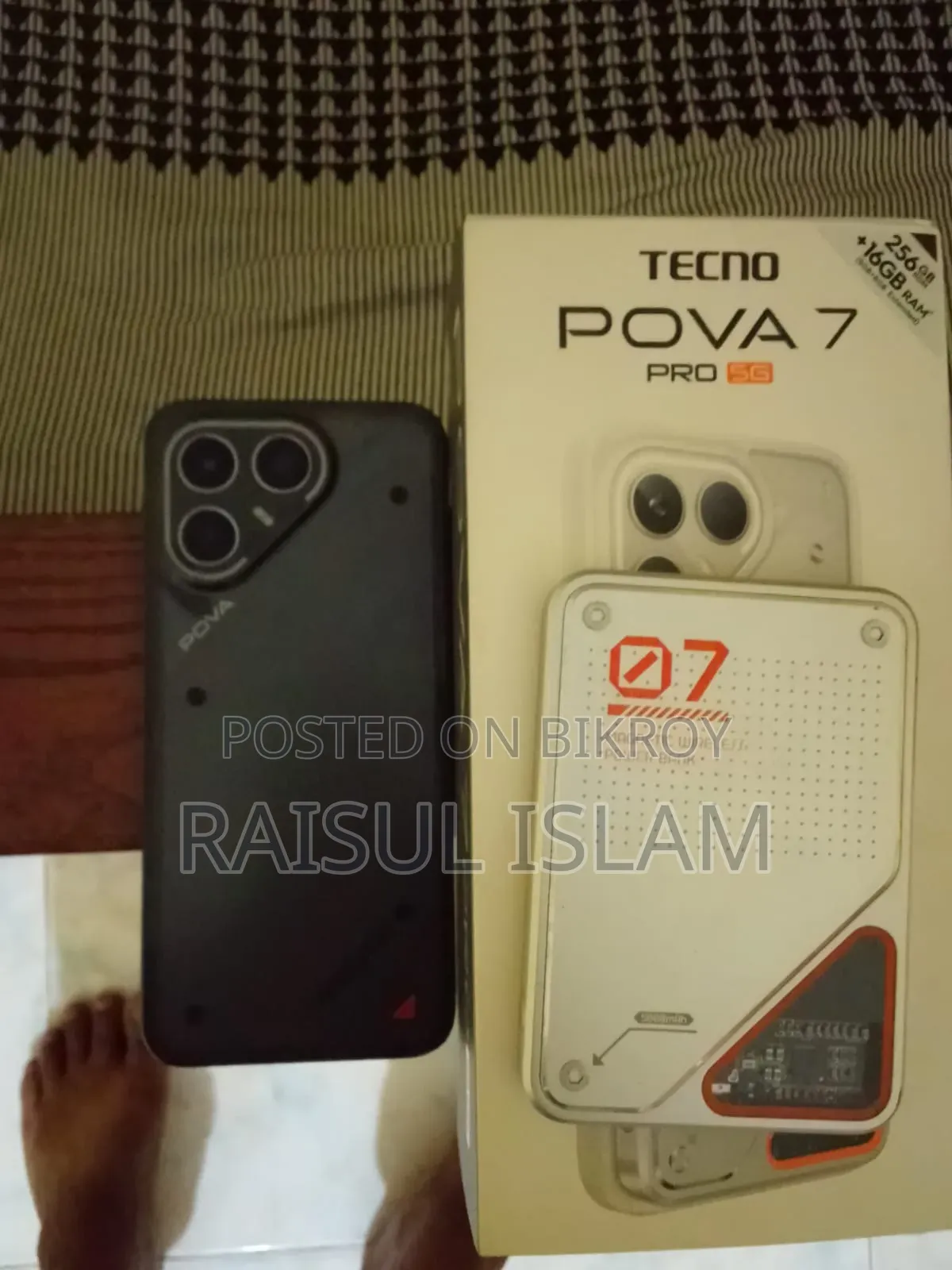 Tecno Pova 7 Pro 5G 256 GB Black