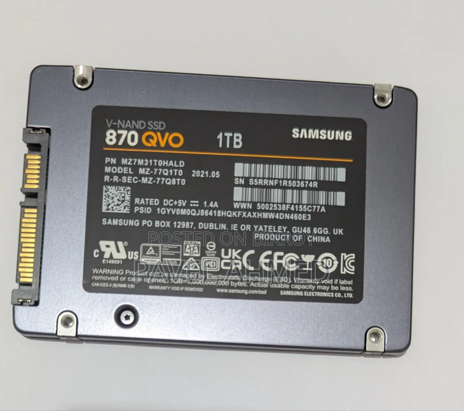 Samsung 1TB SSD SATA 2.5