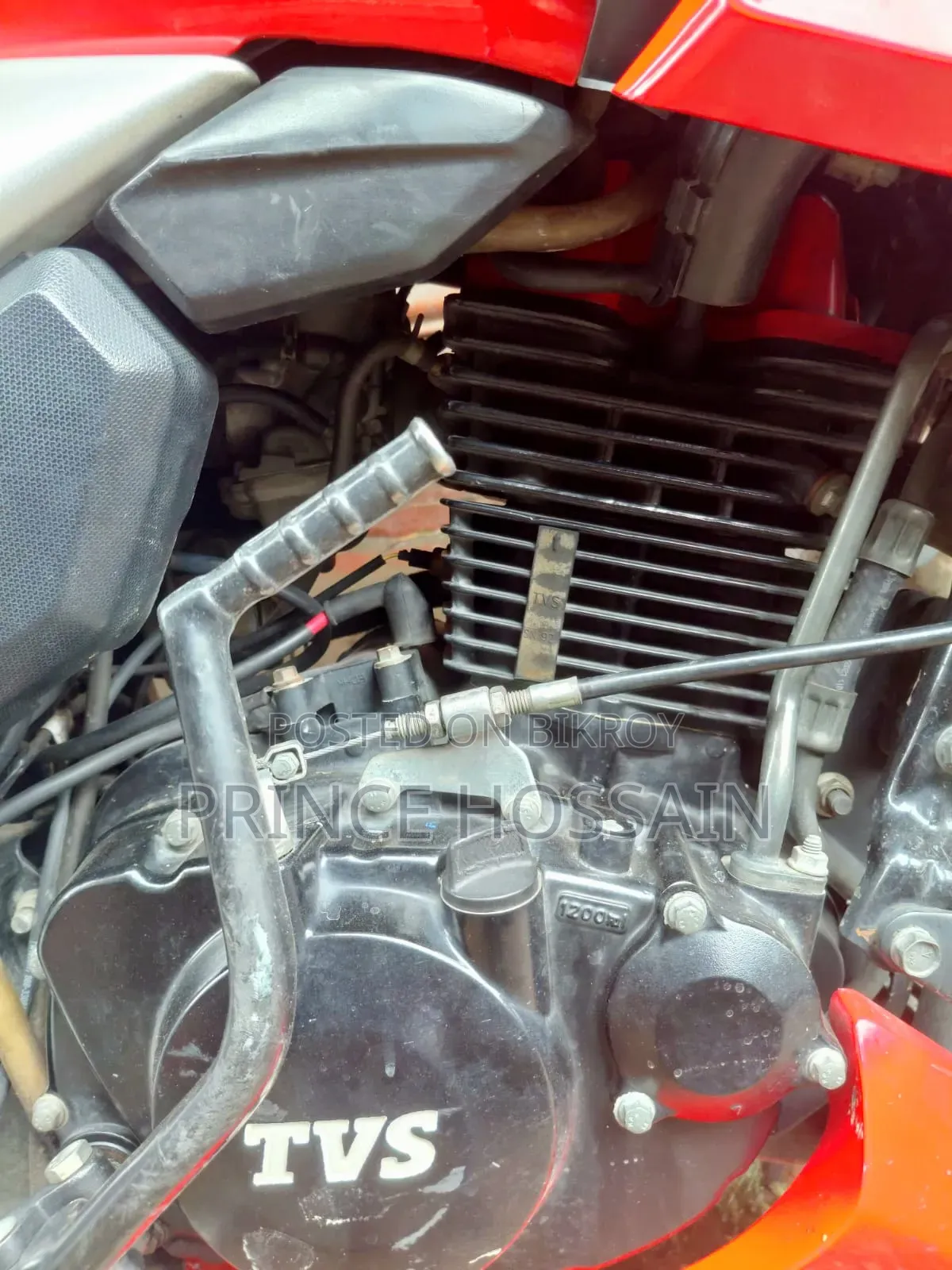 TVS Apache 160 4V 2021 Red
