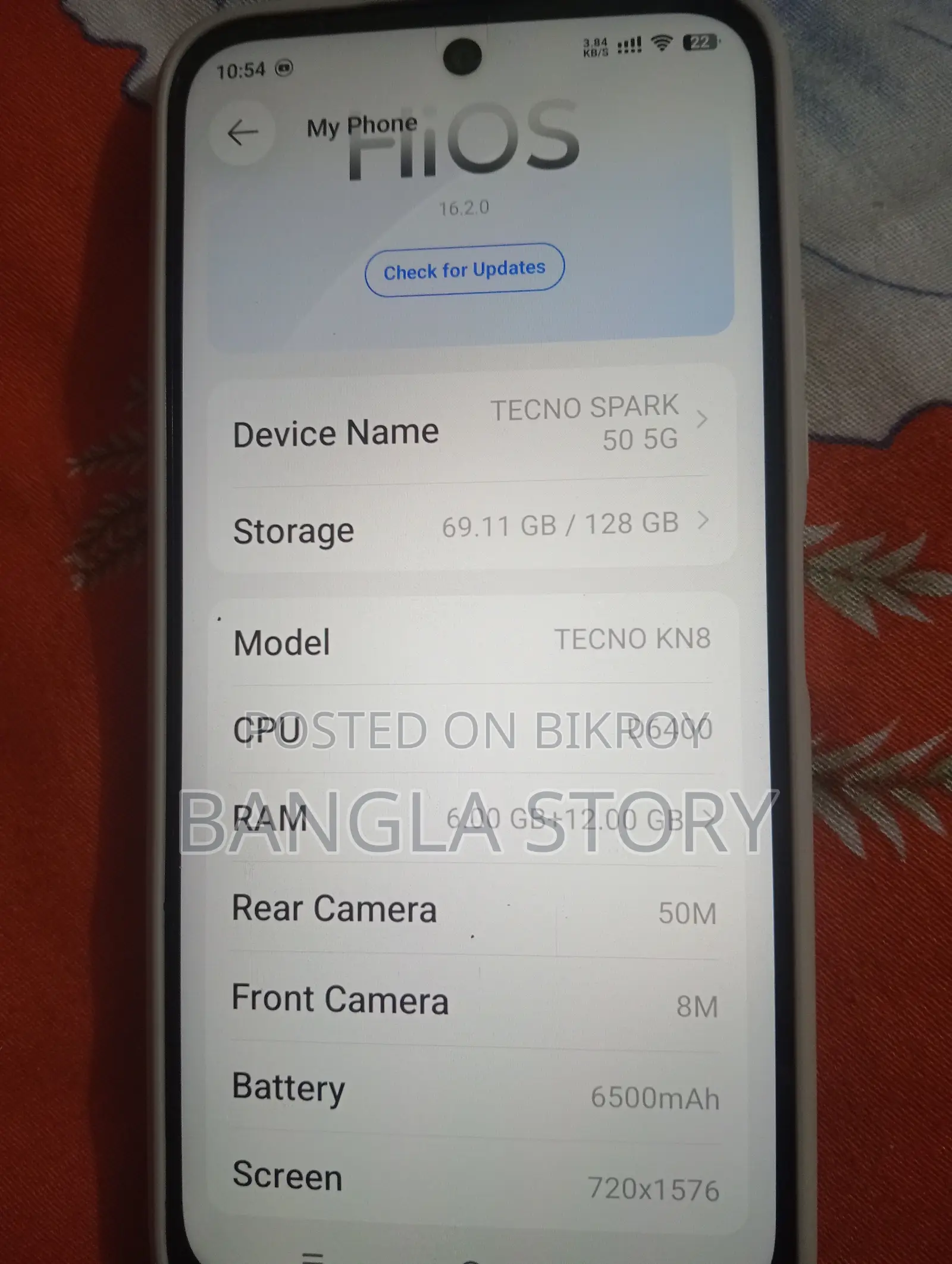 Tecno Spark Go 128 GB Gray