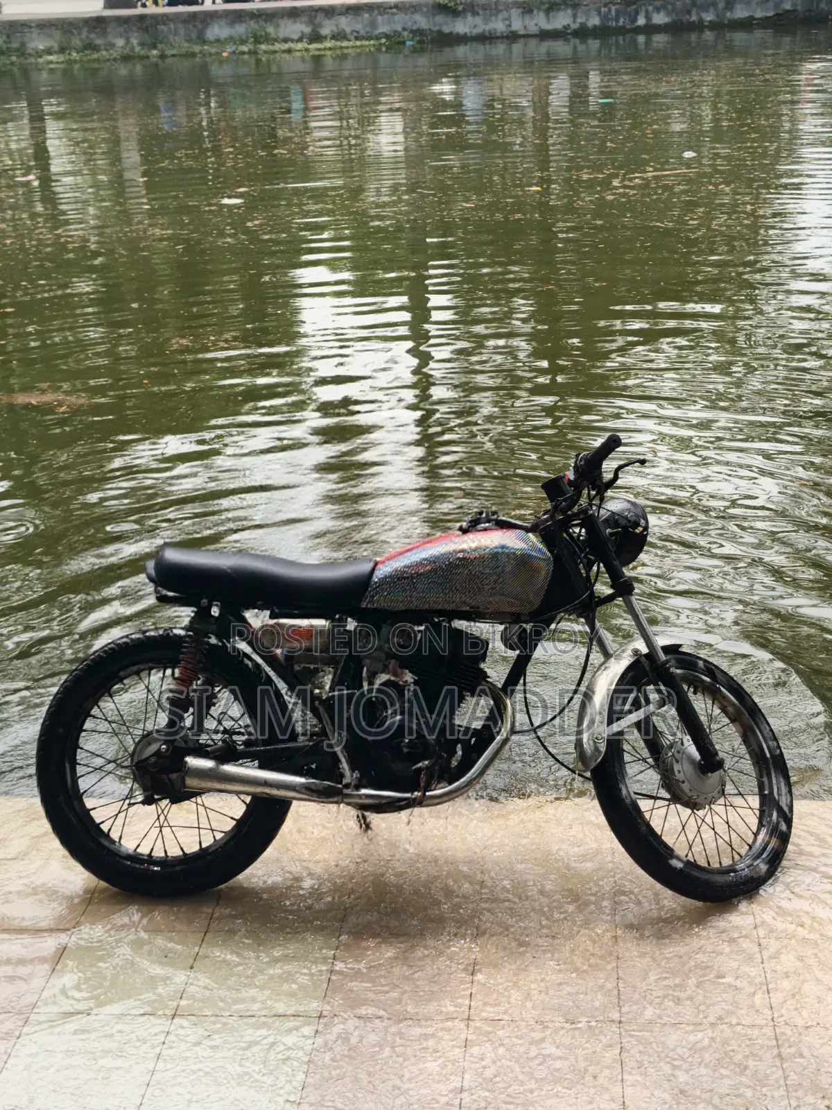 Motorcycle 2010 White