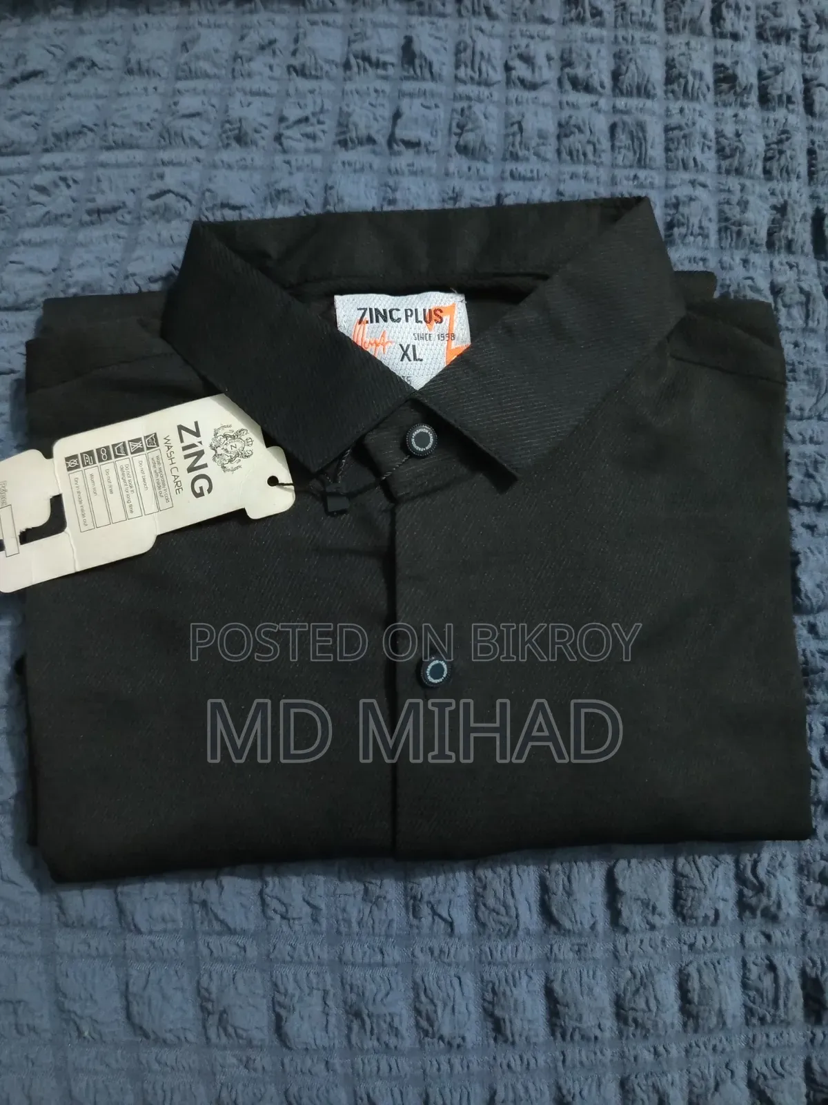 Black Shirt (Still new, didn't fit my size so selling it)