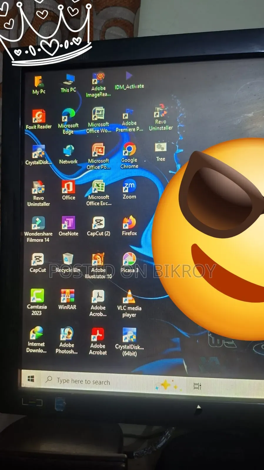 Desktop Computer Asus 8GB Intel Pentium HDD 320GB