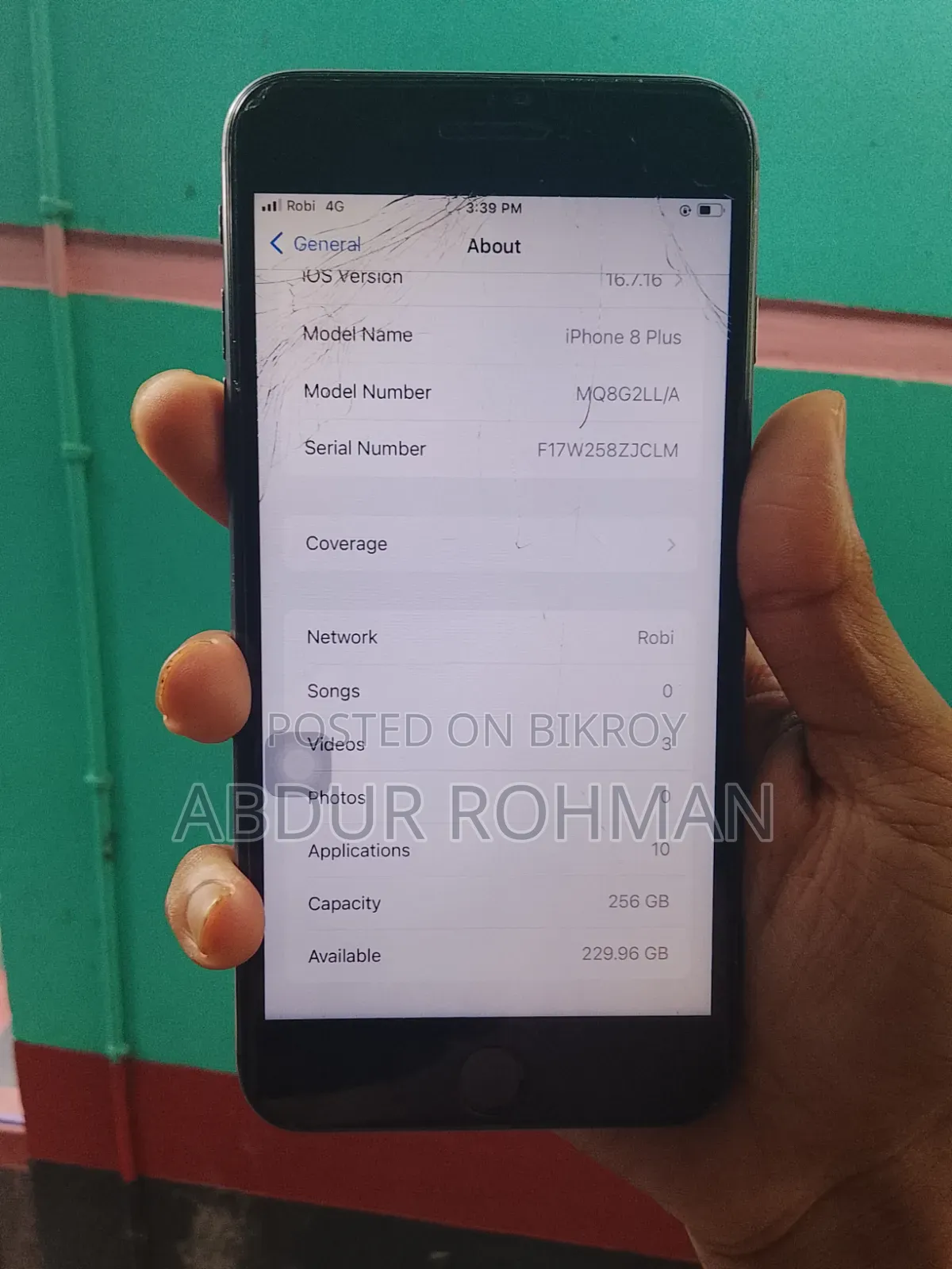 Apple iPhone 8 Plus 256 GB Black