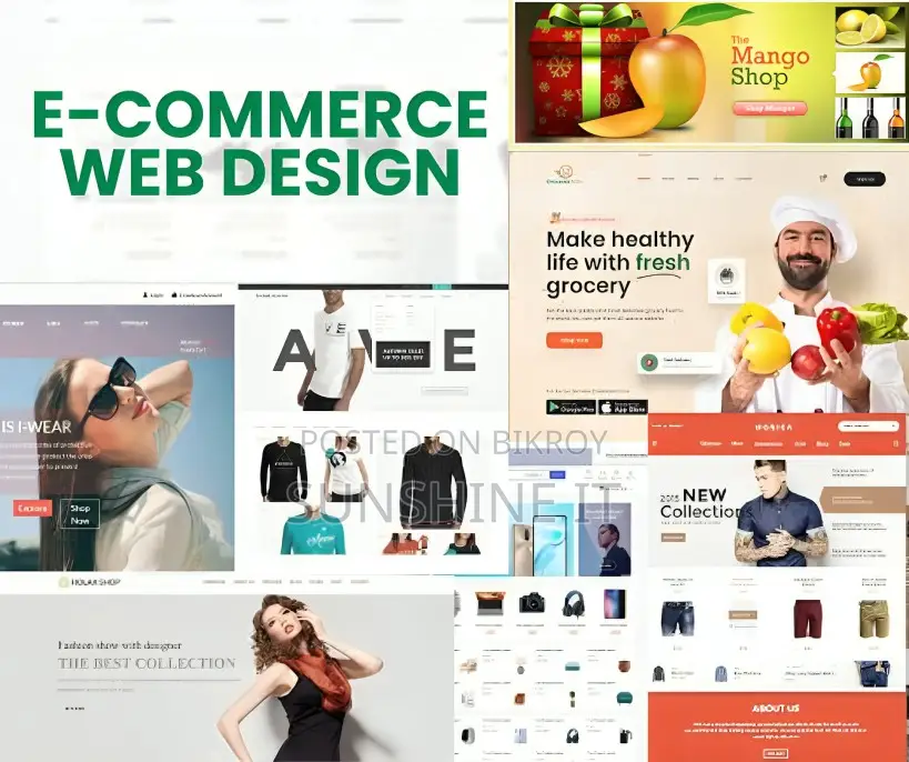 E-Commerce Website Development With Free Domain