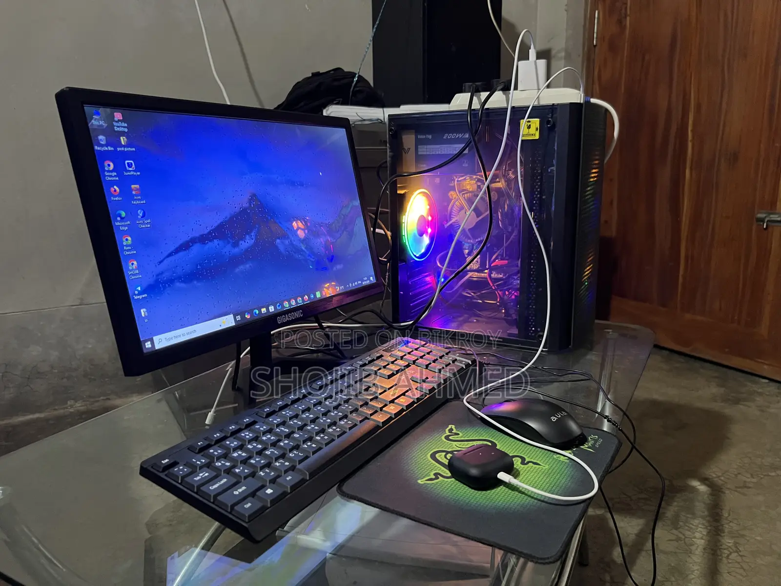 Desktop Computer 8GB Intel Core I3 SSD 128GB