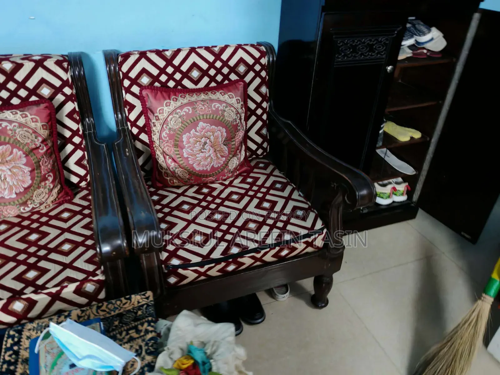 Teak Wood Sofa