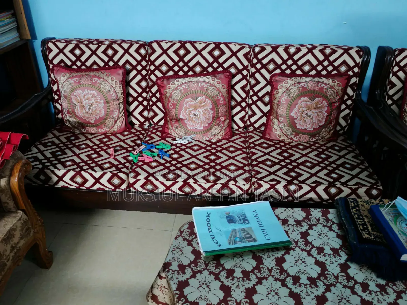Teak Wood Sofa